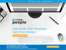 Tablet Screenshot of codingpeople.com